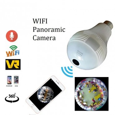 Ampul Kamera 1,3 MP 130 watt Ev İşyeri Bebek Bakıcı Güvenlik Kamerası