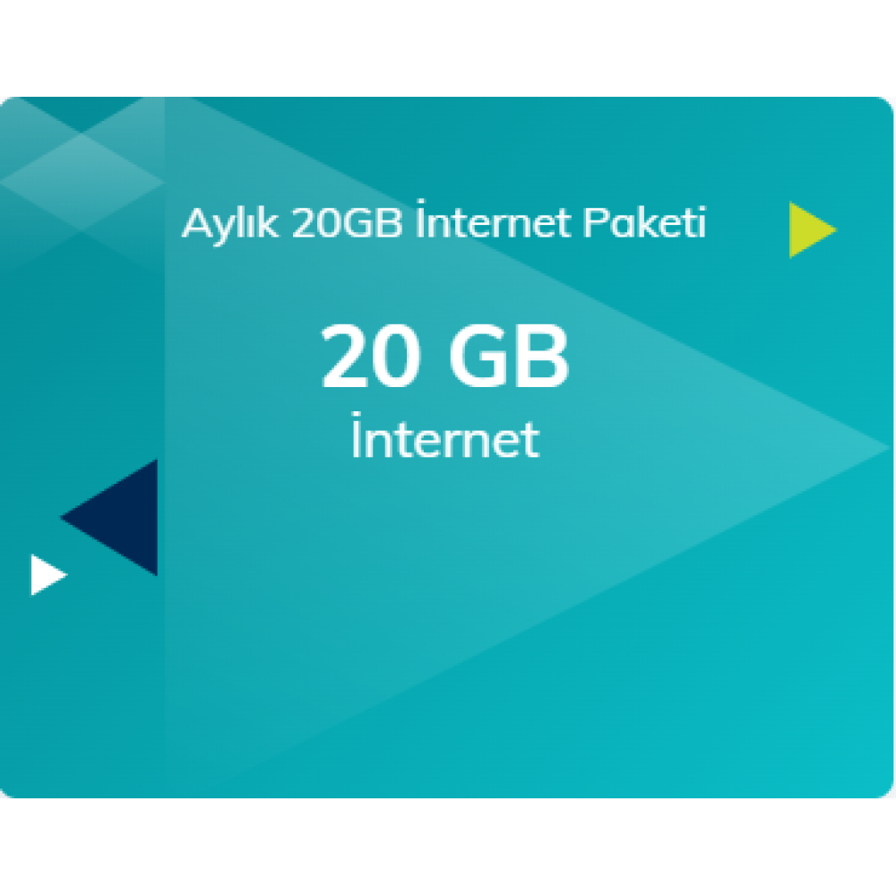 Aylık 20gb Türk Telekom Data Hat 4g Sim Kartlı Kameralar için 1 Yıllık Paket Ucuz İnternet Hattı