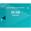 Aylık 20gb Türk Telekom Data Hat 4g Sim Kartlı Kameralar için 1 Yıllık Paket Ucuz İnternet Hattı