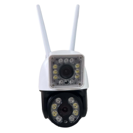 O-kam 3012 Çift Kamera PTZ Hareket Takipli Gece Görüşlü Alarmlı Bildirimli Su Geçirmez Onvif WiFi IP Dual lens Kamera