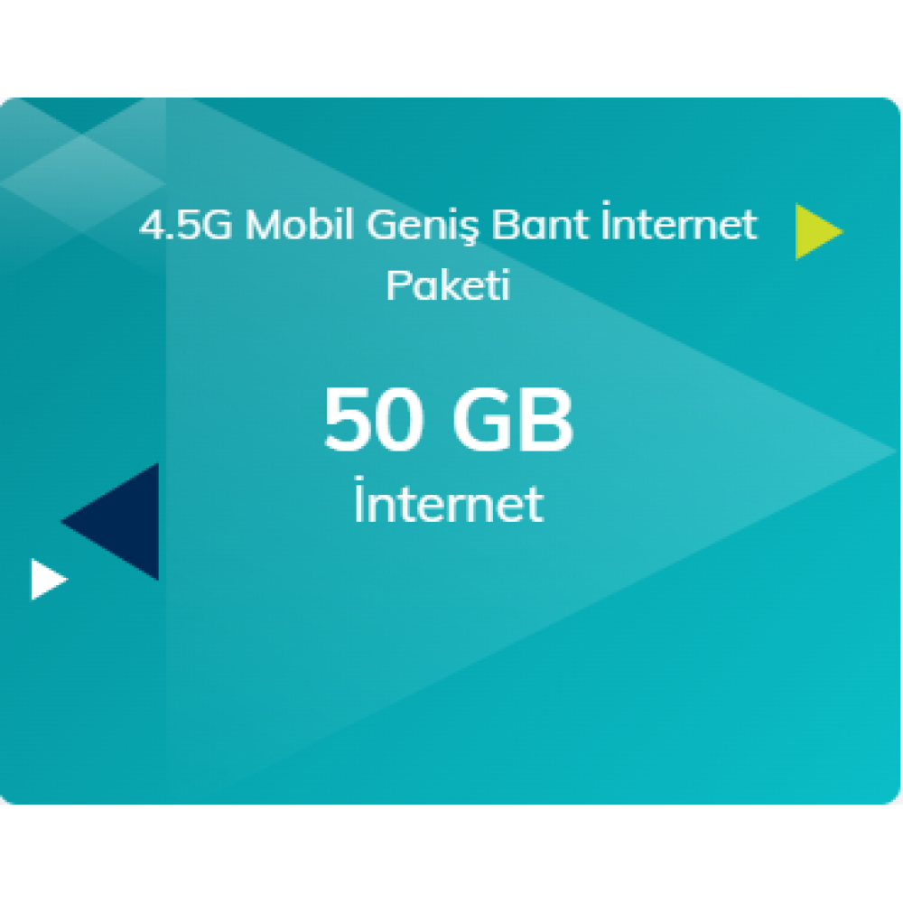 Aylık 50gb Türk Telekom Data Hat 4g Sim Kartlı Kameralar için 1 Yıllık Paket Ucuz İnternet Hattı