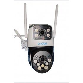 Çift Kameralı 4MP PTZ Hareket Takipli Gece Görüşlü ALarmlı Bildirimli Su Geçirmez Onvif WiFi IP Kamera