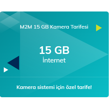 Aylık 15gb Yenilemeli Türk Telekom Data Hat 4g Sim Kartlı Kameralar için 1 Yıllık Paket Ucuz İnternet Hattı