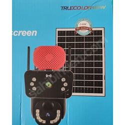 Sim Kartlı 4G Solar PTZ Dual Lens Panaromik Sirenli Alarmlı Kablosuz Güvenlik Kamerası