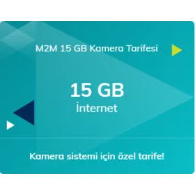 Aylık 15gb Yenilemeli Türk Telekom Data Hat 4g Sim Kartlı Kameralar için 1 Yıllık Paket Ucuz İnternet Hattı